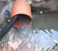 Drain cleaning pipe