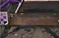 Scater 5 cleaning oil off workshop floor